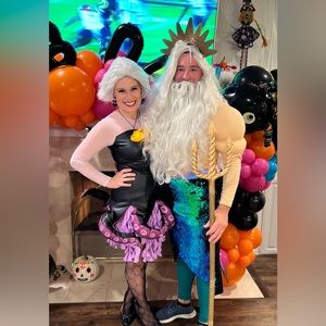 King Triton Little Mermaid Costume size L